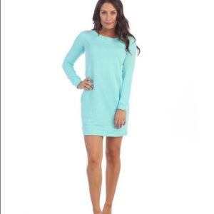 Preowned Classic Aqua Blue sweater dress medium